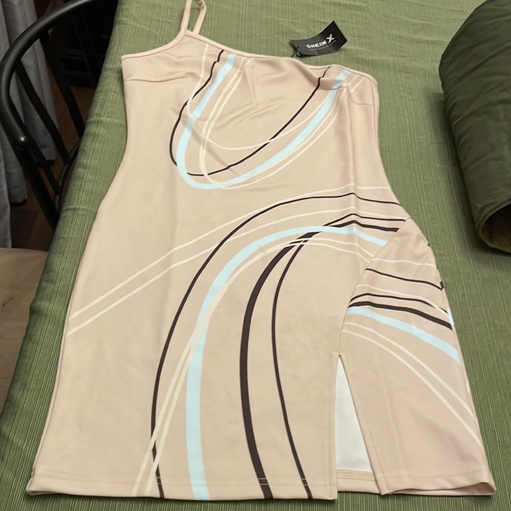 Shein one shoulder dress